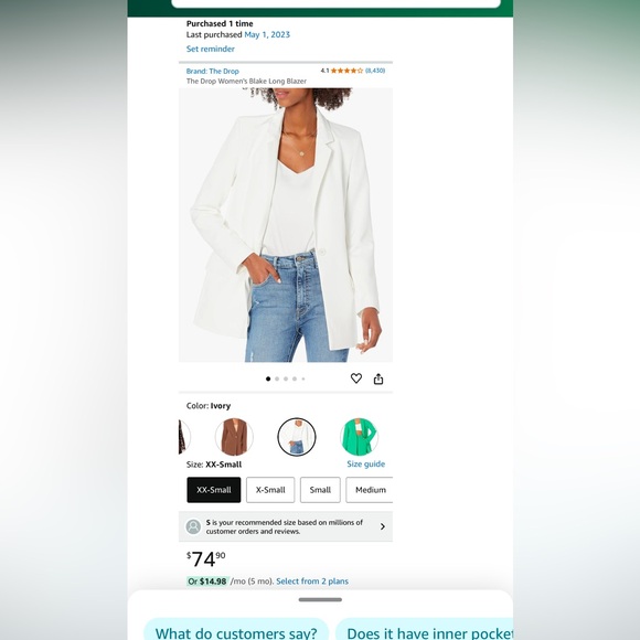 Women’s Blazer - Picture 4 of 4